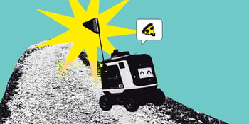 A Day in the Life of a Food Delivery Robot